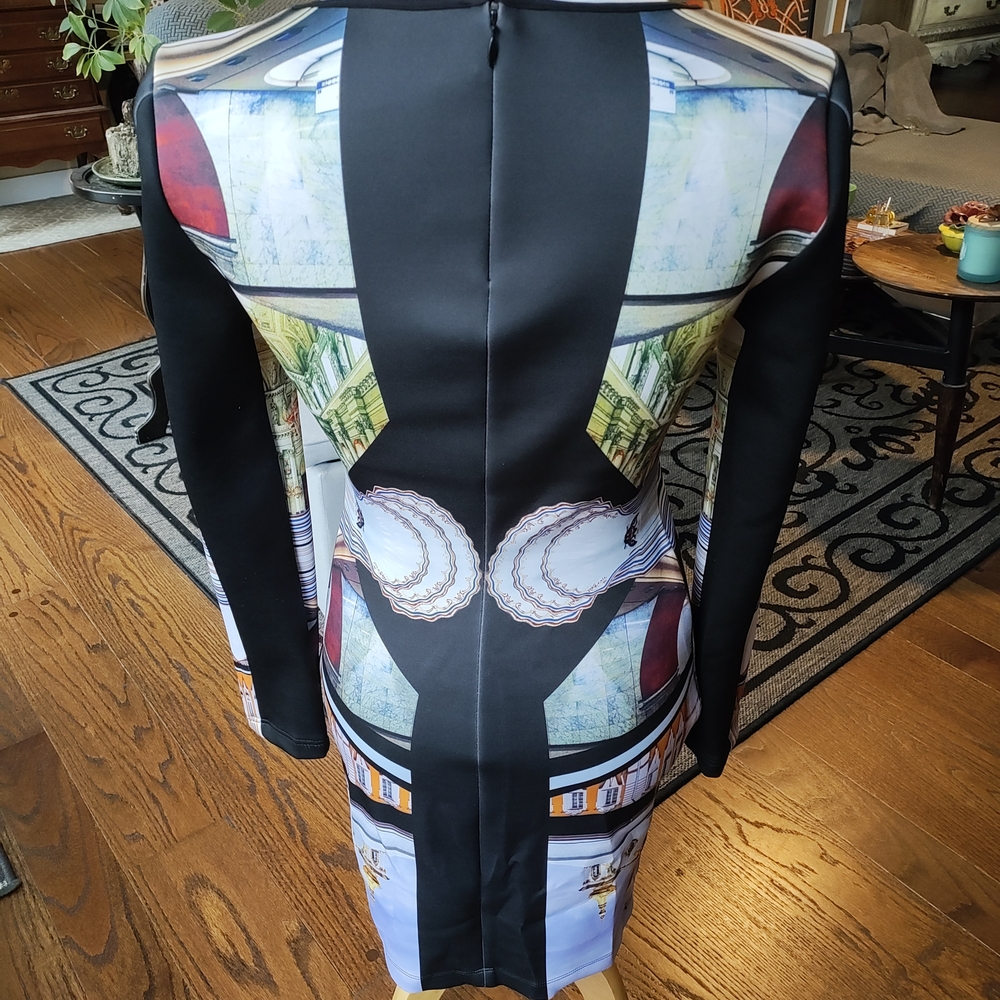 Clover Canyon Artistic Long Sleeve Dress - Multicolor - Picture 2 of 4